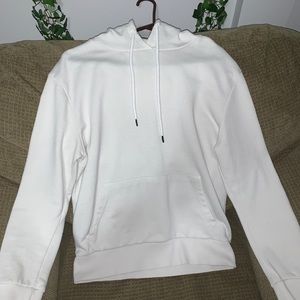 Men’s small white hoodie